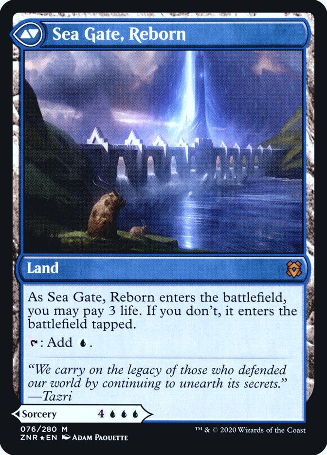 Sea Gate Restoration (076) Foil - Zendikar Rising Promos