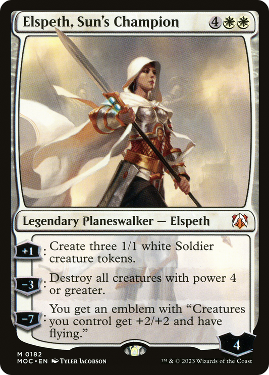 Elspeth, Sun's Champion (182) - March of the Machine Commander