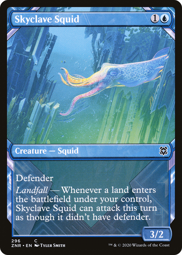Skyclave Squid (Showcase) (296) Foil - Zendikar Rising