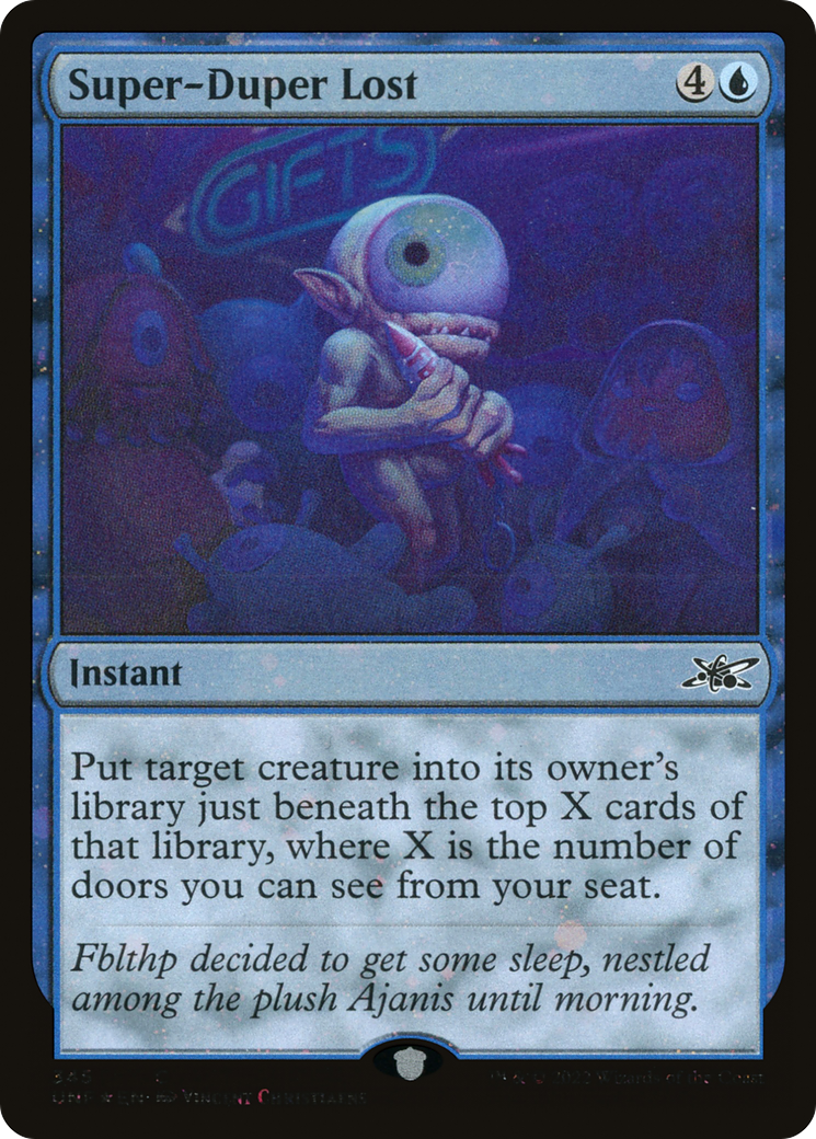 Super-Duper Lost (Galaxy Foil) (345) Foil - Unfinity