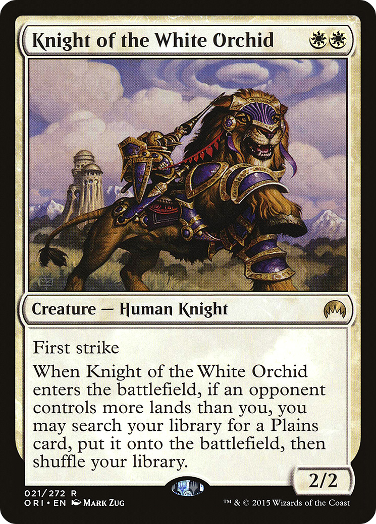 Knight of the White Orchid (021) Foil - Magic Origins