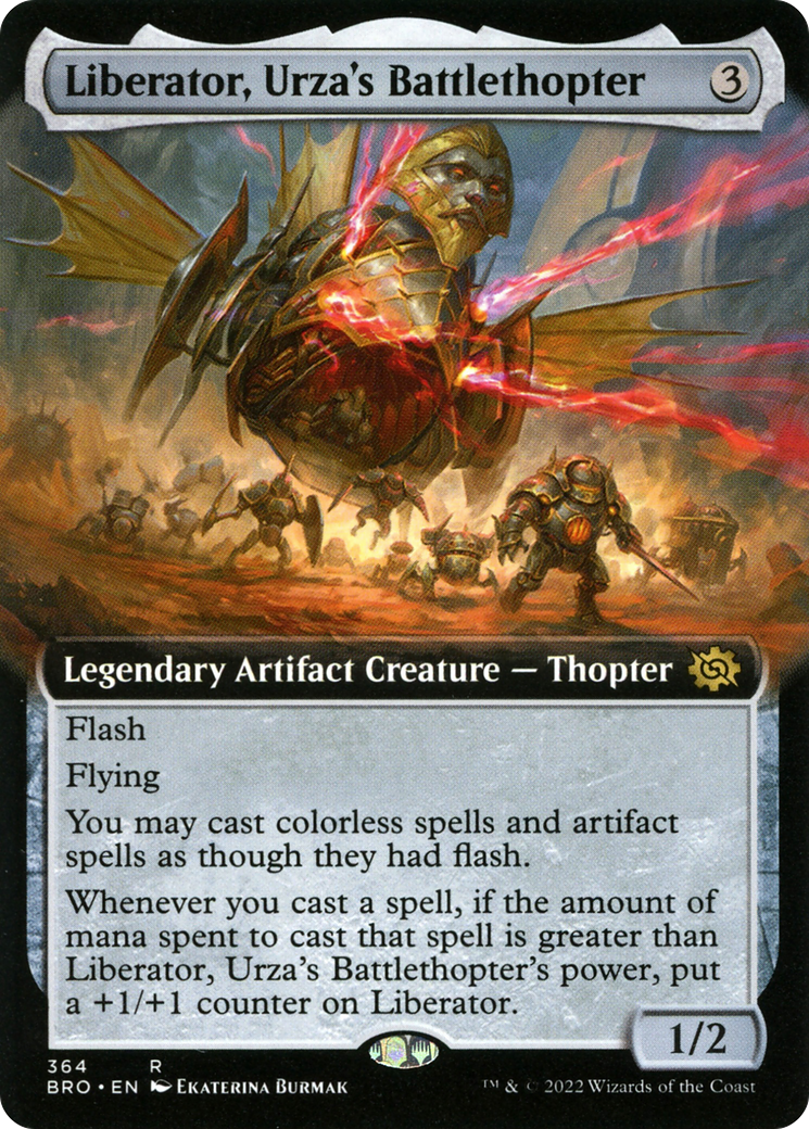 Liberator, Urza's Battlethopter (Extended Art) (364) Foil - The Brothers' War