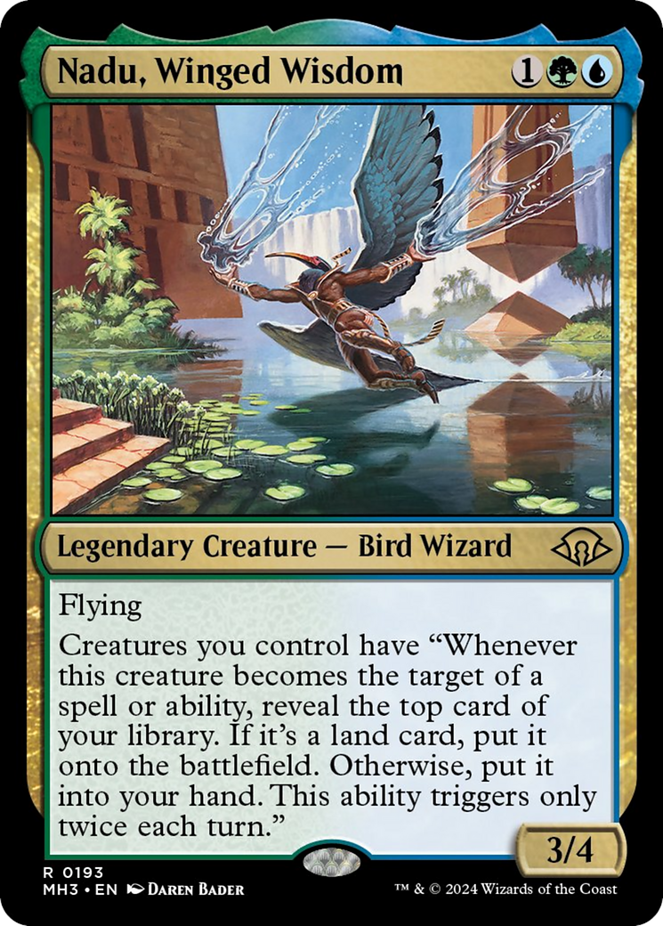 Nadu, Winged Wisdom [Modern Horizons 3] | Silver Goblin