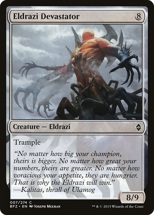 Eldrazi Devastator (007) - Battle for Zendikar