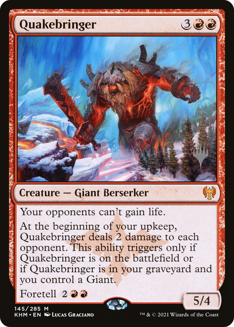 Quakebringer (145) Foil - Kaldheim Promos