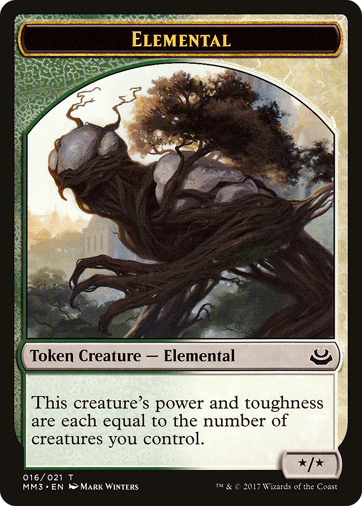 Elemental Token [Modern Masters 2017 Tokens] | Silver Goblin