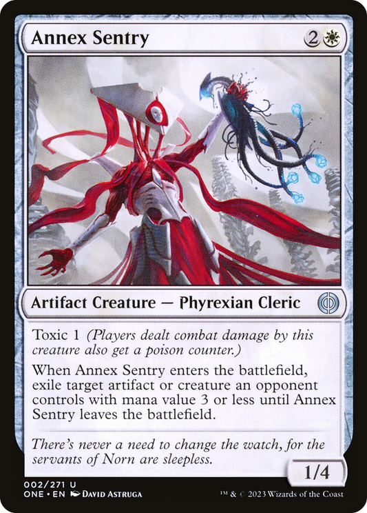 Annex Sentry [Phyrexia: All Will Be One] Foil