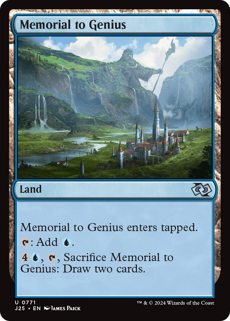 Memorial to Genius [Foundations Jumpstart] | Silver Goblin