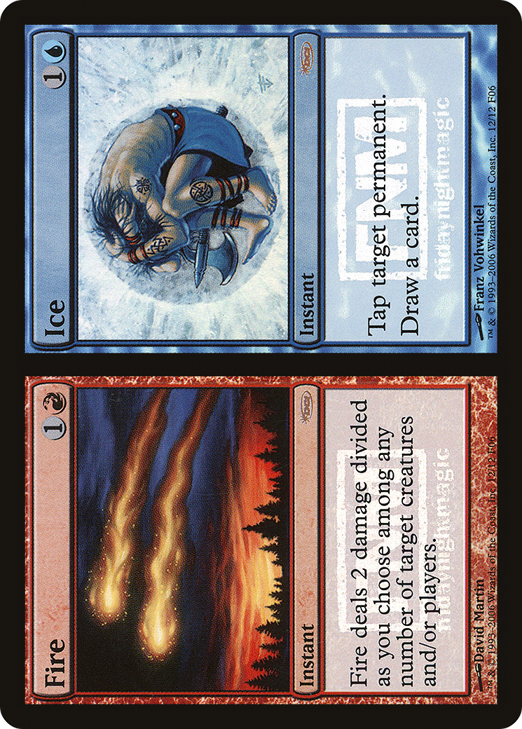 Fire // Ice (12a) Foil - Friday Night Magic 2006