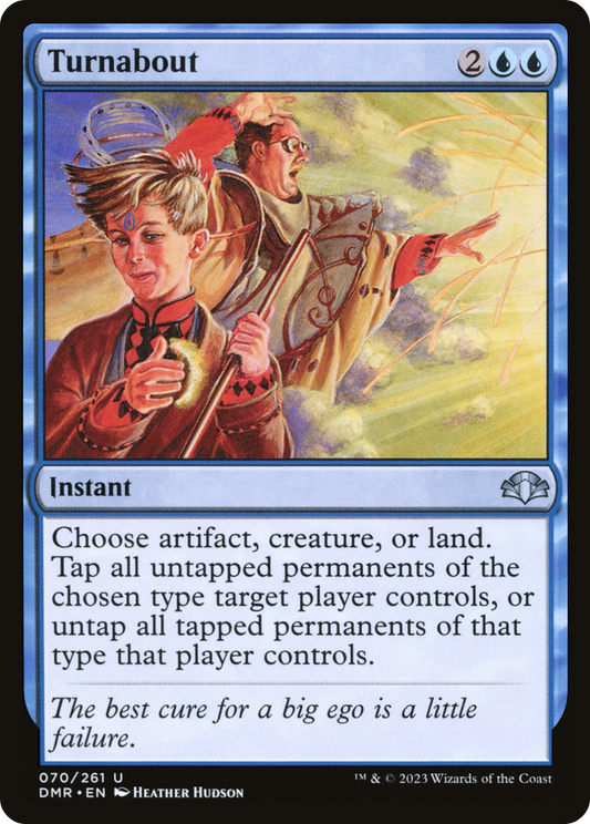 Turnabout [Dominaria Remastered] Foil