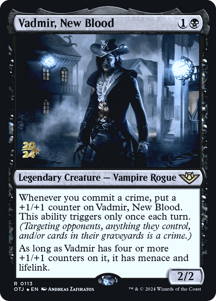 Vadmir, New Blood (113) Foil - Outlaws of Thunder Junction Promos