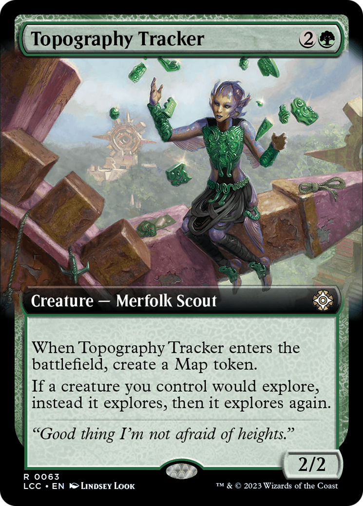 Topography Tracker (Extended Art) (063) - The Lost Caverns of Ixalan Commander