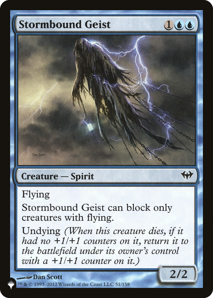 Stormbound Geist (DKA-51) - The List