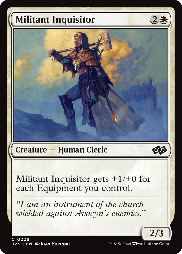 Militant Inquisitor [Foundations Jumpstart] | Silver Goblin