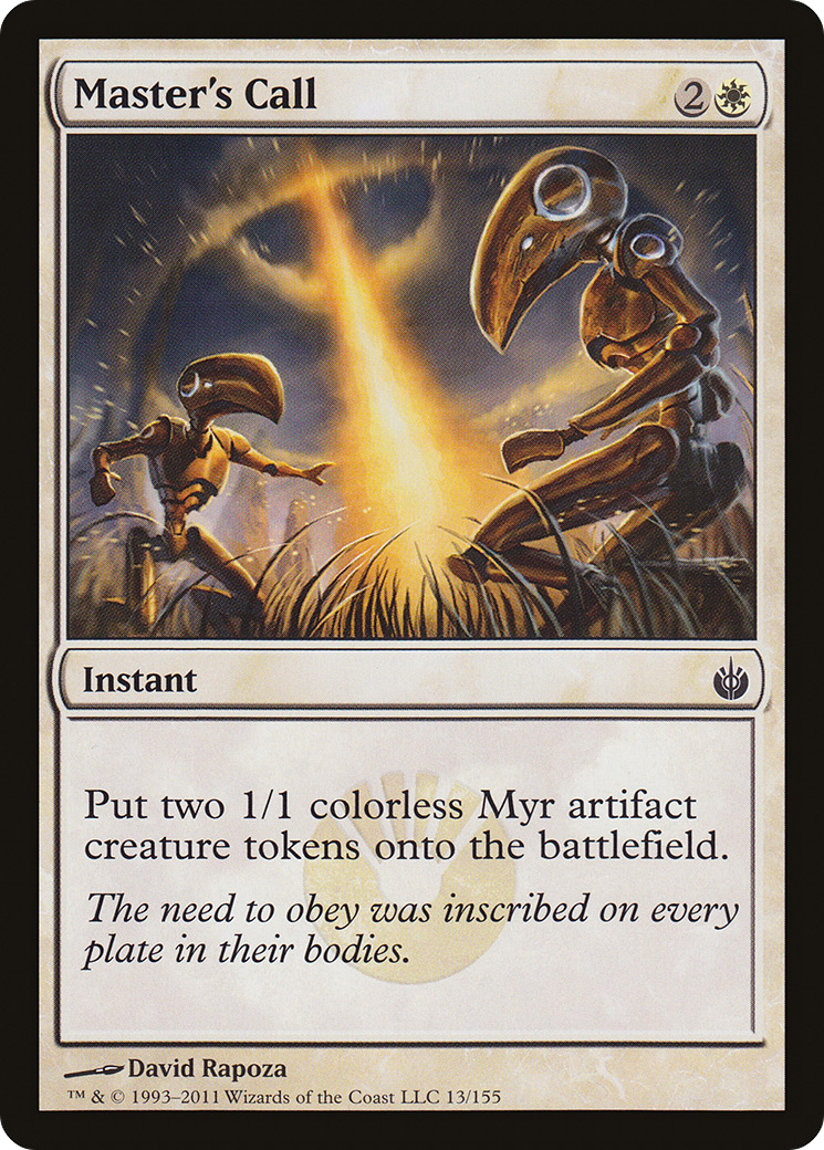 Master's Call (013) - Mirrodin Besieged