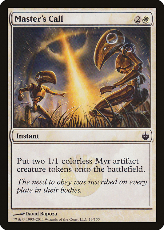 Master's Call (013) - Mirrodin Besieged