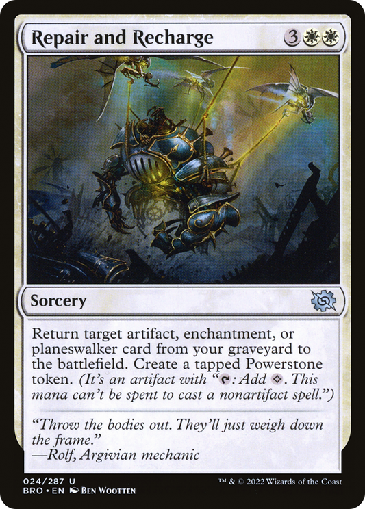 Repair and Recharge (024) Foil - The Brothers' War