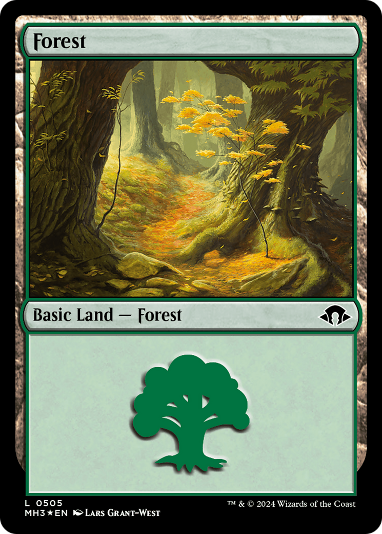 Forest (0505) (Ripple Foil) [Modern Horizons 3] | Silver Goblin