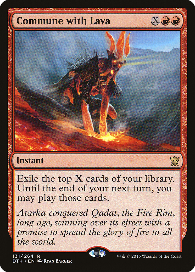 Commune with Lava (131) - Dragons of Tarkir