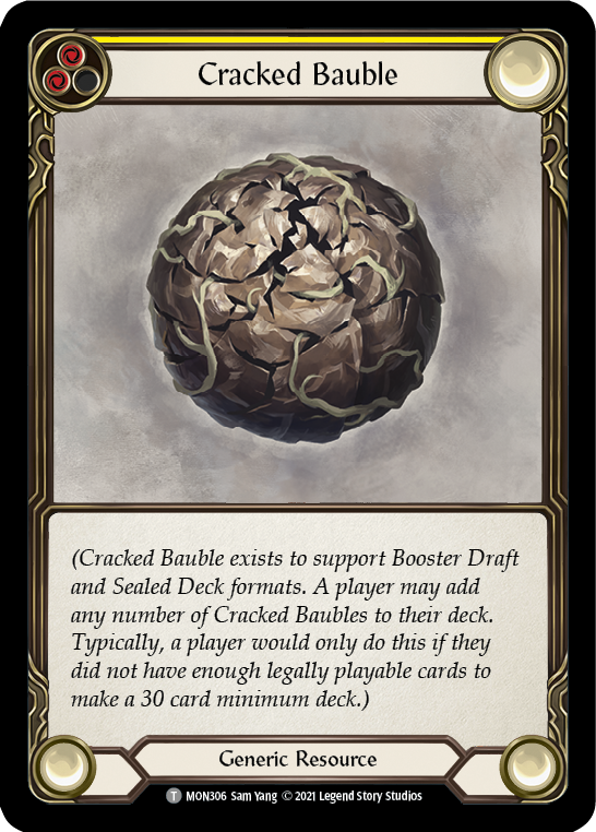 Cracked Bauble [MON306] (Monarch)  1st Edition Normal | Silver Goblin