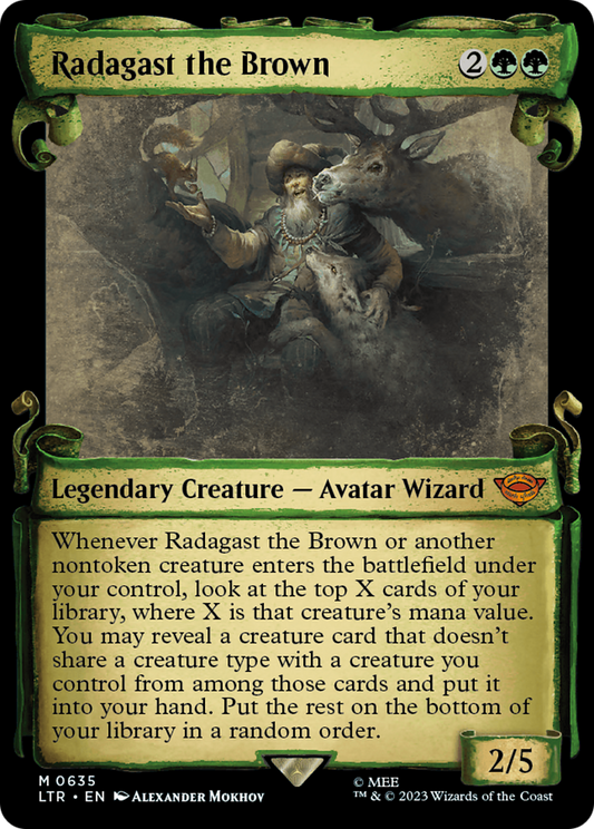 Radagast the Brown [The Lord of the Rings: Tales of Middle-Earth Showcase Scrolls] Foil