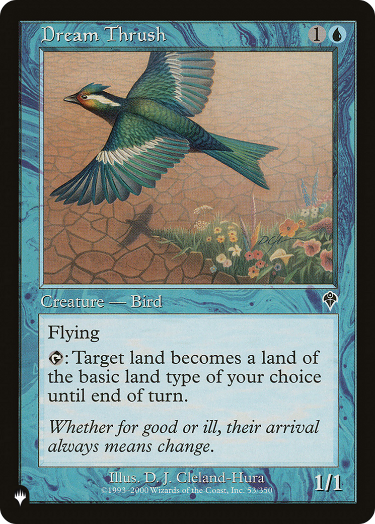 Dream Thrush (Retro) (INV-53) - The List