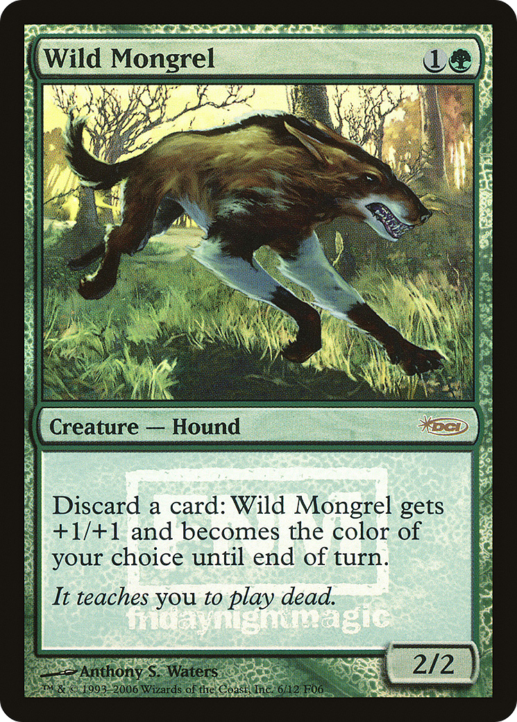 Wild Mongrel (006) Foil - Friday Night Magic 2006