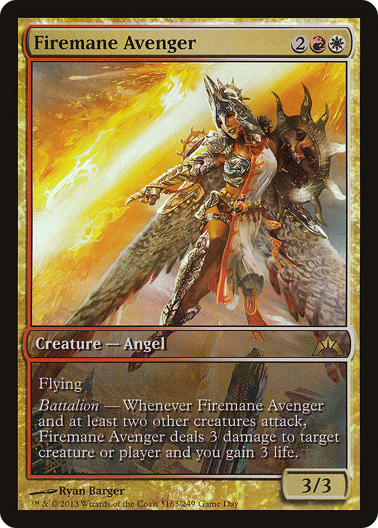 Firemane Avenger (163) Foil - Gatecrash Promos