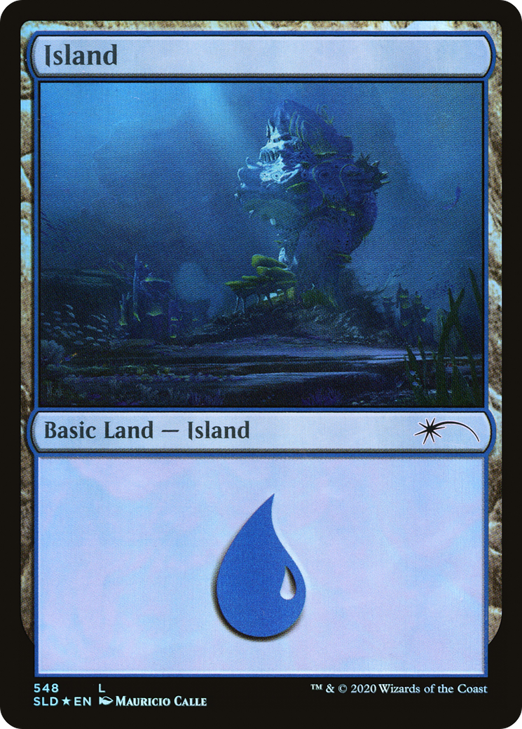 Island (548) Foil - Secret Lair Drop