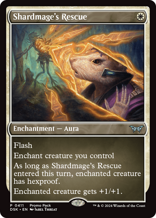 Shardmage's Rescue [Duskmourn: House of Horror Promos] Foil