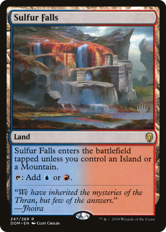 Sulfur Falls (Promo Pack) [Dominaria Promos] Foil