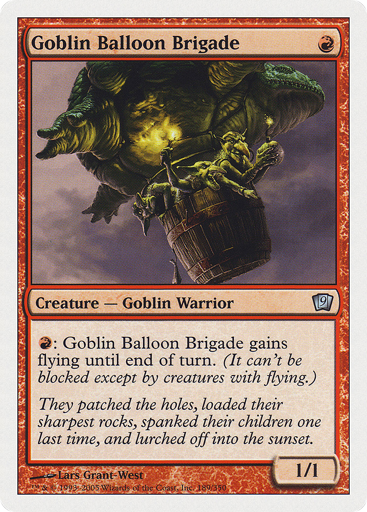 Goblin Balloon Brigade (189) - Ninth Edition