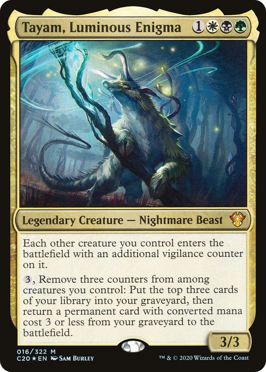Tayam, Luminous Enigma (016) - Commander 2020