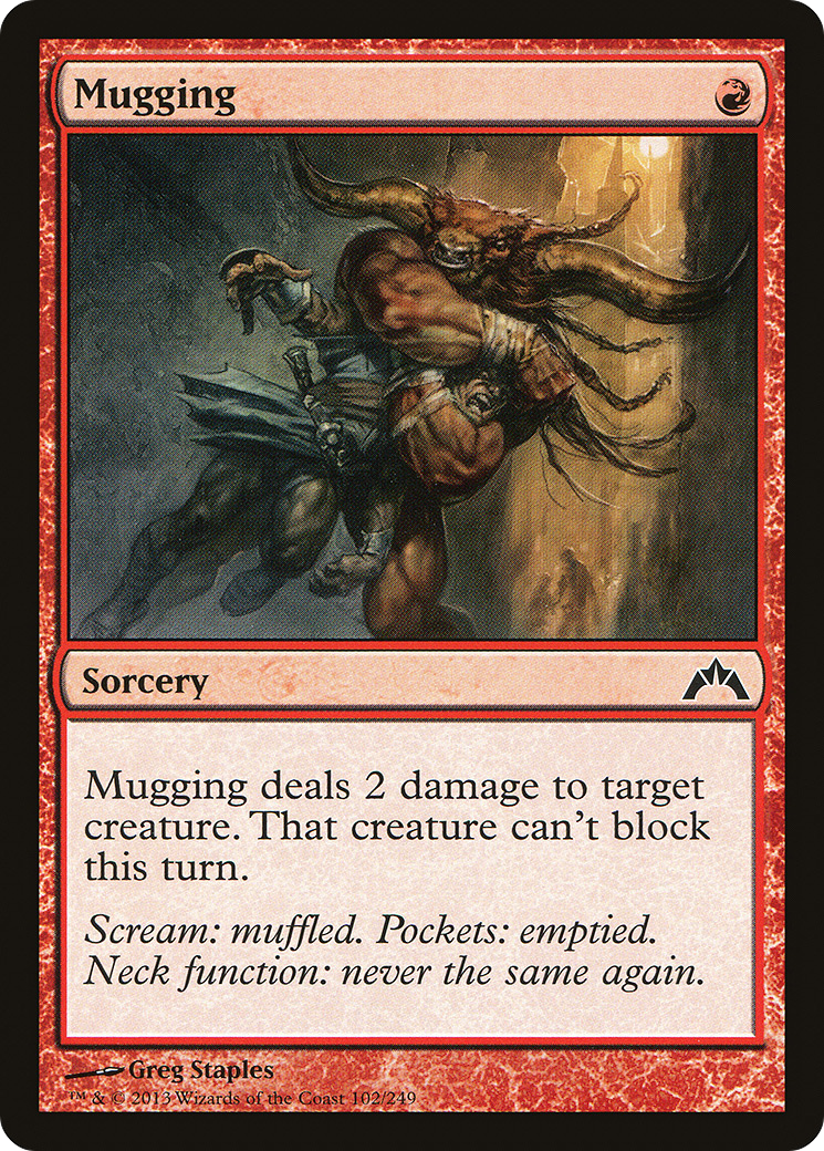 Mugging (102) - Gatecrash Foil