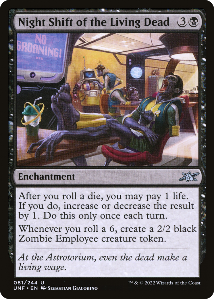 Night Shift of the Living Dead (081) Foil - Unfinity