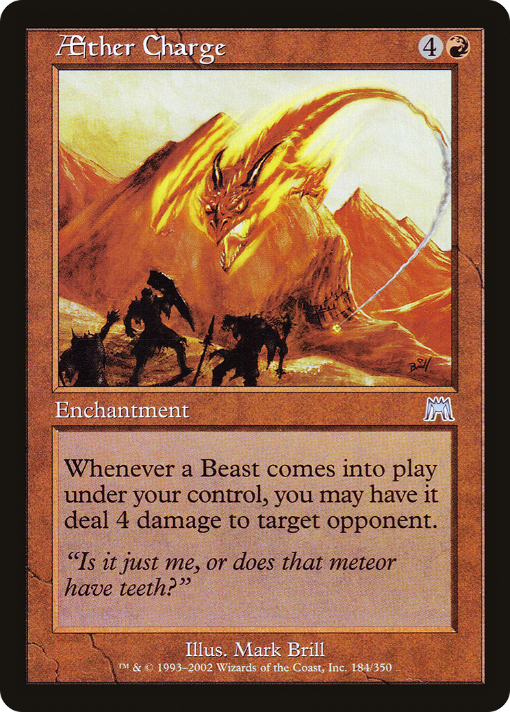 Aether Charge [Onslaught] Foil