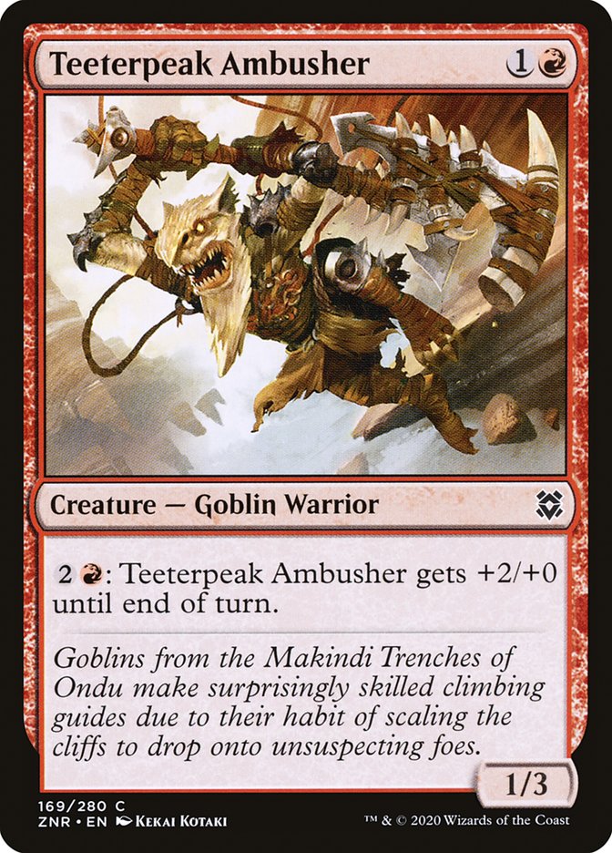 Teeterpeak Ambusher [Zendikar Rising] | Silver Goblin