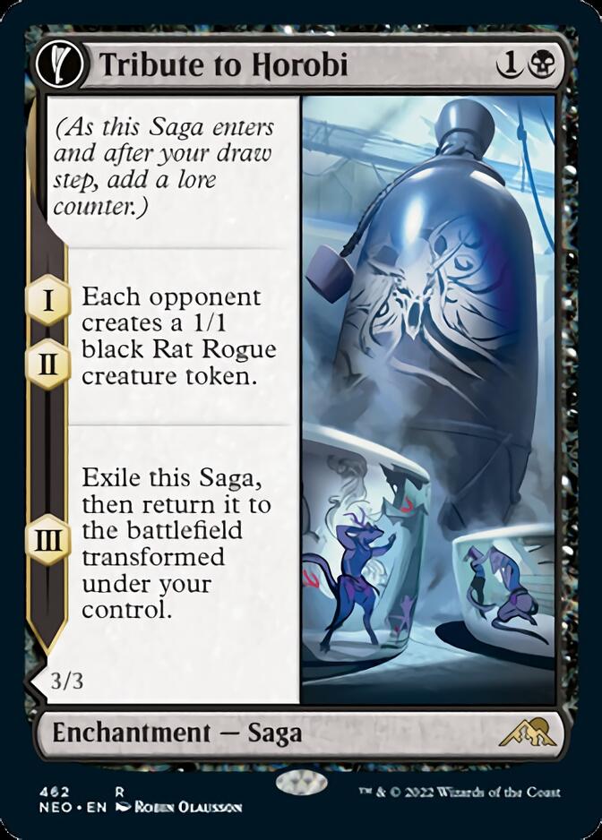 Tribute to Horobi (Extended Art) (462) Foil - Kamigawa: Neon Dynasty
