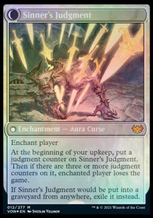 Faithbound Judge // Sinner's Judgment (12s) Foil - Innistrad: Crimson Vow Promos
