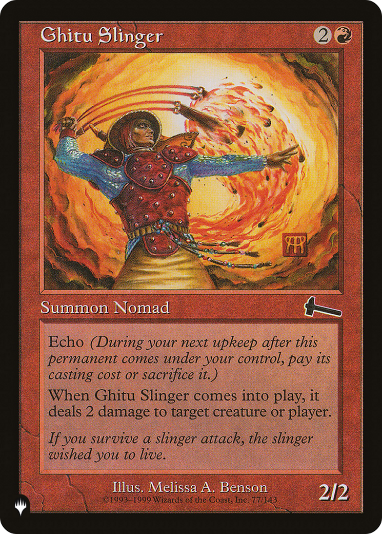Ghitu Slinger (Retro) (ULG-77) - The List