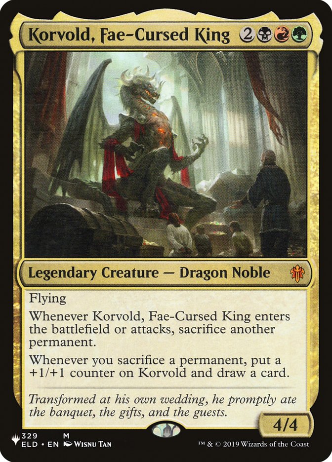 Korvold, Fae-Cursed King [The List] | Silver Goblin
