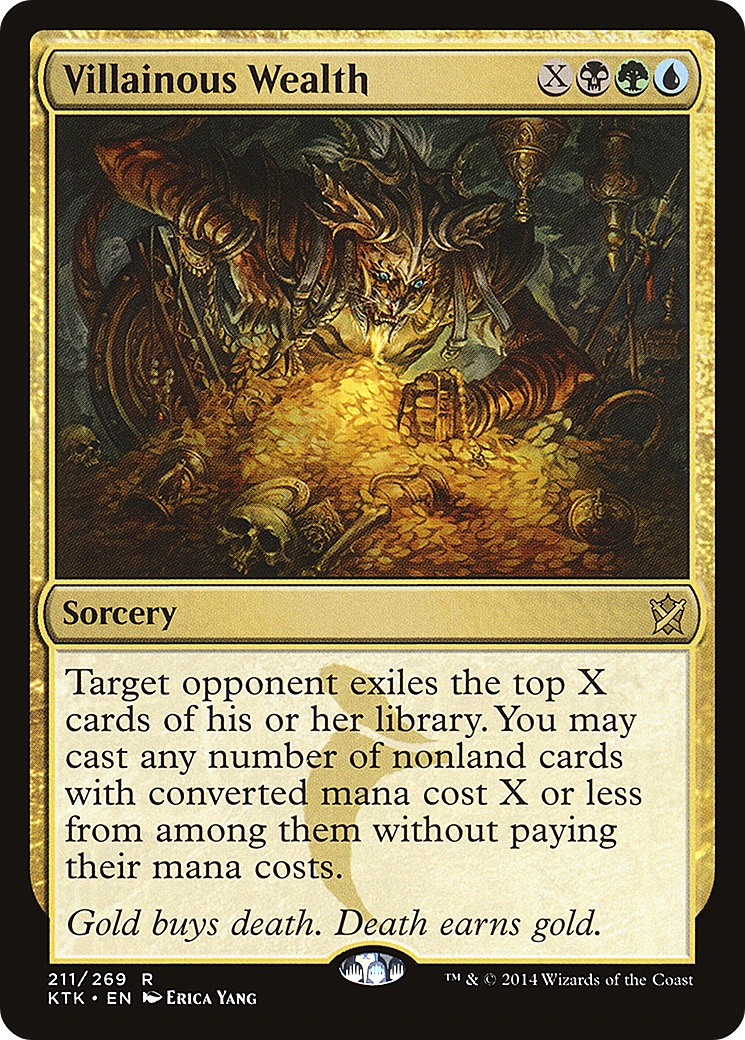 Villainous Wealth (211) - Khans of Tarkir