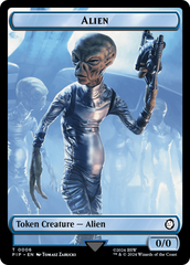 Radiation // Alien Double-Sided Token [Fallout Tokens] | Silver Goblin