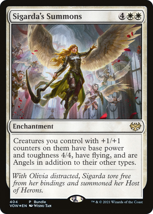 Sigarda's Summons (VOW Bundle) (404) Foil - Innistrad: Crimson Vow