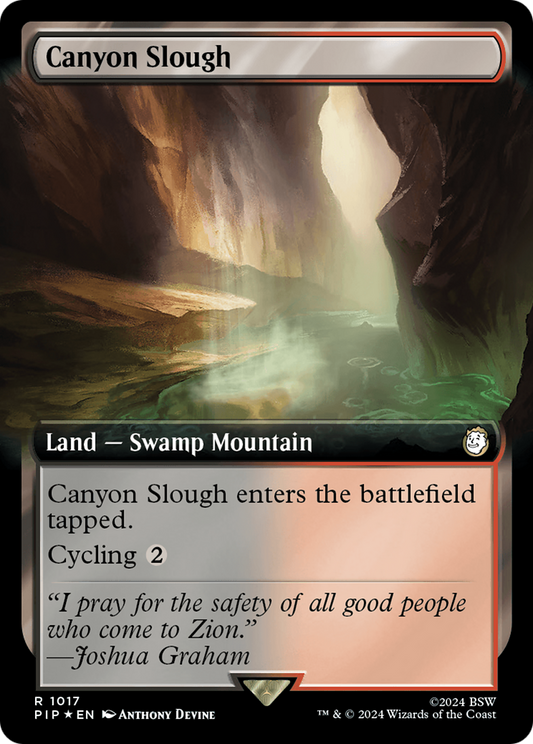 Canyon Slough: (Extended Art) Foil (1017)