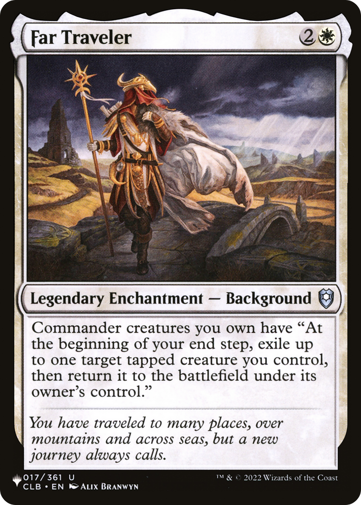 Far Traveler (CLB-17) - The List