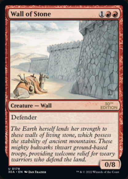 Wall of Stone (178) - 30th Anniversary Edition