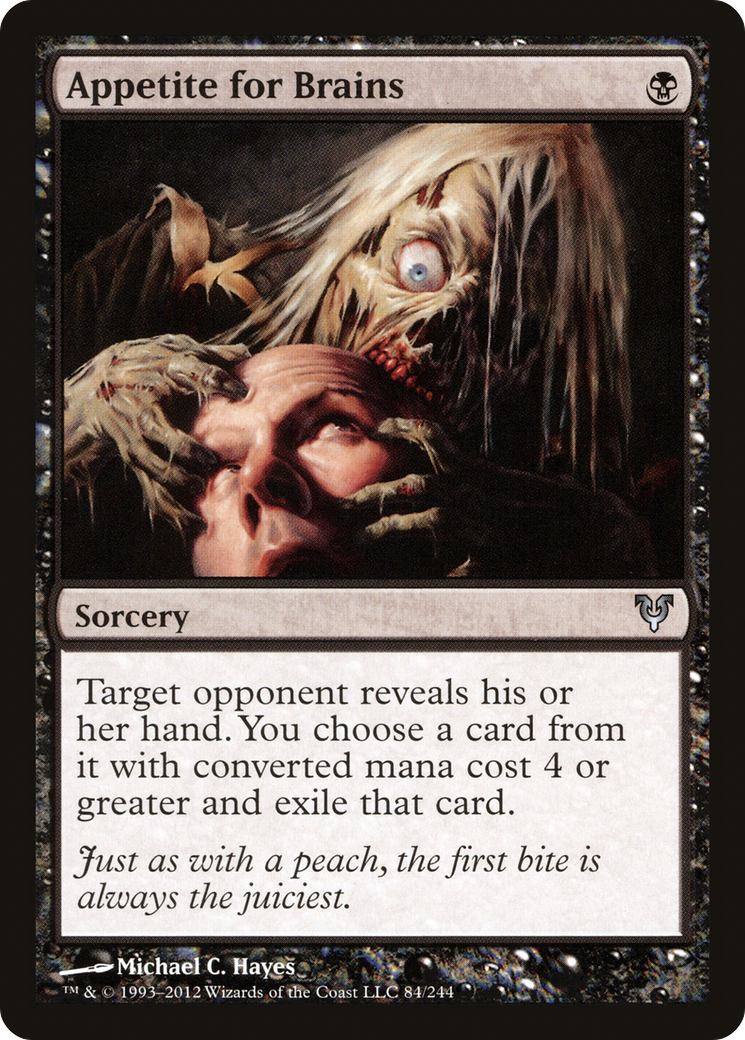 Appetite for Brains (084) Foil - Avacyn Restored