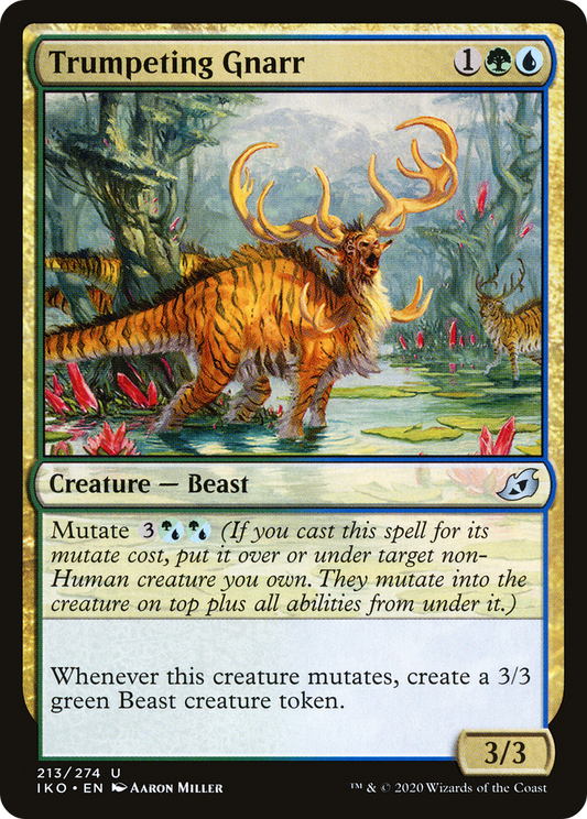 Trumpeting Gnarr (213) - Ikoria: Lair of Behemoths
