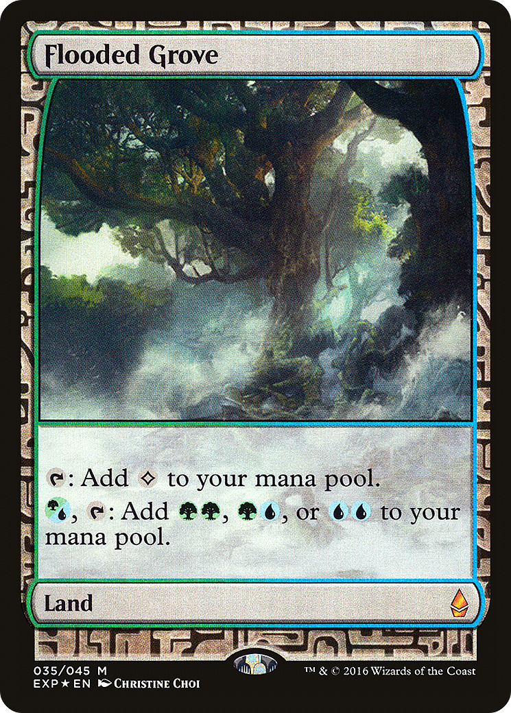 Flooded Grove (035) Foil - Zendikar Expeditions